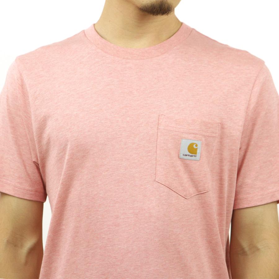 カーハート Tシャツ メンズ 正規品 CARHARTT WIP 半袖Tシャツ ポケットTシャツ ポケT クルーネック S/S POCKET T-SHIRT ROTHKO PINK HEATHER I022091 0TUXX | Carhartt | 05