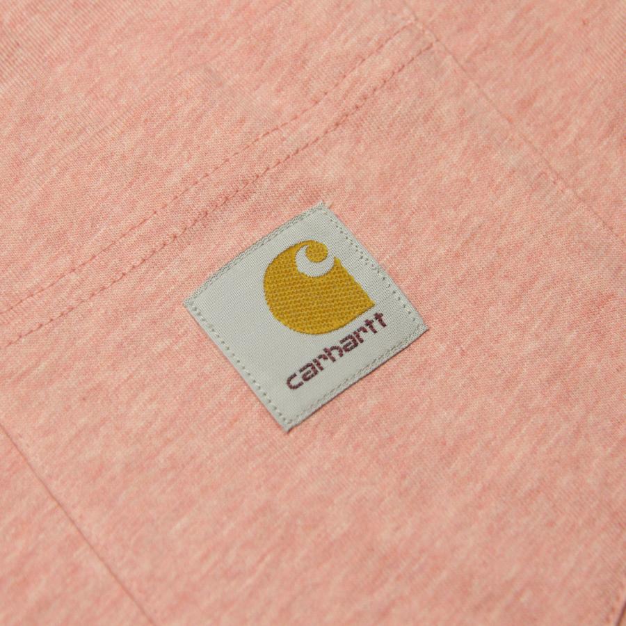 カーハート Tシャツ メンズ 正規品 CARHARTT WIP 半袖Tシャツ ポケットTシャツ ポケT クルーネック S/S POCKET T-SHIRT ROTHKO PINK HEATHER I022091 0TUXX | Carhartt | 08
