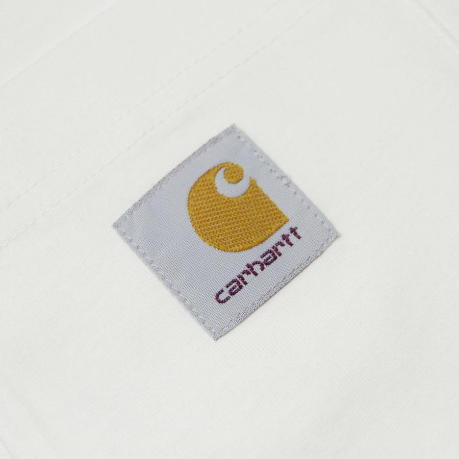 【ボーナスストア 誰でも+5% 4/22 0:00〜4/23 23:59】 カーハート ロンT メンズ 正規品 CARHARTT WIP 長袖Tシャツ ポケT L/S POCKET T-SHIRT WHITE I022094 | Carhartt | 06