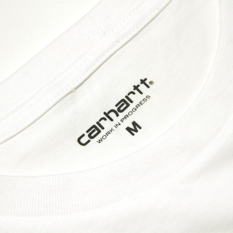 【ボーナスストア 誰でも+5% 4/22 0:00〜4/23 23:59】 カーハート ロンT メンズ 正規品 CARHARTT WIP 長袖Tシャツ ポケT L/S POCKET T-SHIRT WHITE I022094 | Carhartt | 08