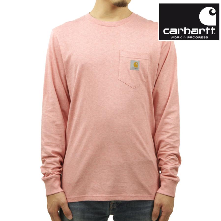 カーハート ロンT メンズ 正規品 CARHARTT WIP 長袖Tシャツ ポケットTシャツ ポケT クルーネック L/S POCKET T-SHIRT ROTHKO PINK HEATHER I022094 0TUXX | Carhartt