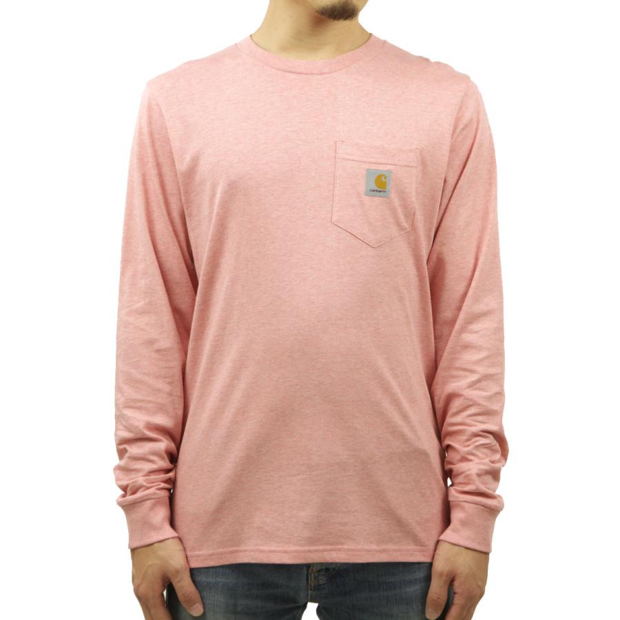 カーハート ロンT メンズ 正規品 CARHARTT WIP 長袖Tシャツ ポケットTシャツ ポケT クルーネック L/S POCKET T-SHIRT ROTHKO PINK HEATHER I022094 0TUXX | Carhartt | 01