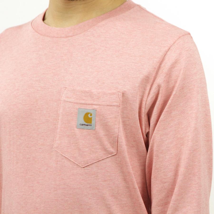 カーハート ロンT メンズ 正規品 CARHARTT WIP 長袖Tシャツ ポケットTシャツ ポケT クルーネック L/S POCKET T-SHIRT ROTHKO PINK HEATHER I022094 0TUXX | Carhartt | 06