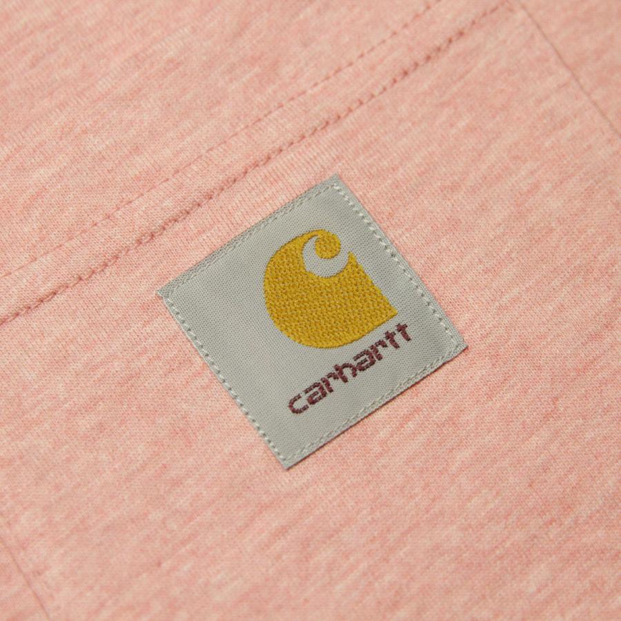 カーハート ロンT メンズ 正規品 CARHARTT WIP 長袖Tシャツ ポケットTシャツ ポケT クルーネック L/S POCKET T-SHIRT ROTHKO PINK HEATHER I022094 0TUXX | Carhartt | 08