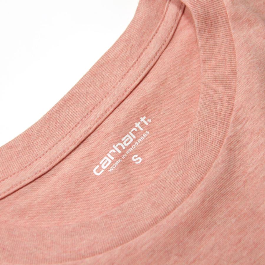 カーハート ロンT メンズ 正規品 CARHARTT WIP 長袖Tシャツ ポケットTシャツ ポケT クルーネック L/S POCKET T-SHIRT ROTHKO PINK HEATHER I022094 0TUXX | Carhartt | 09