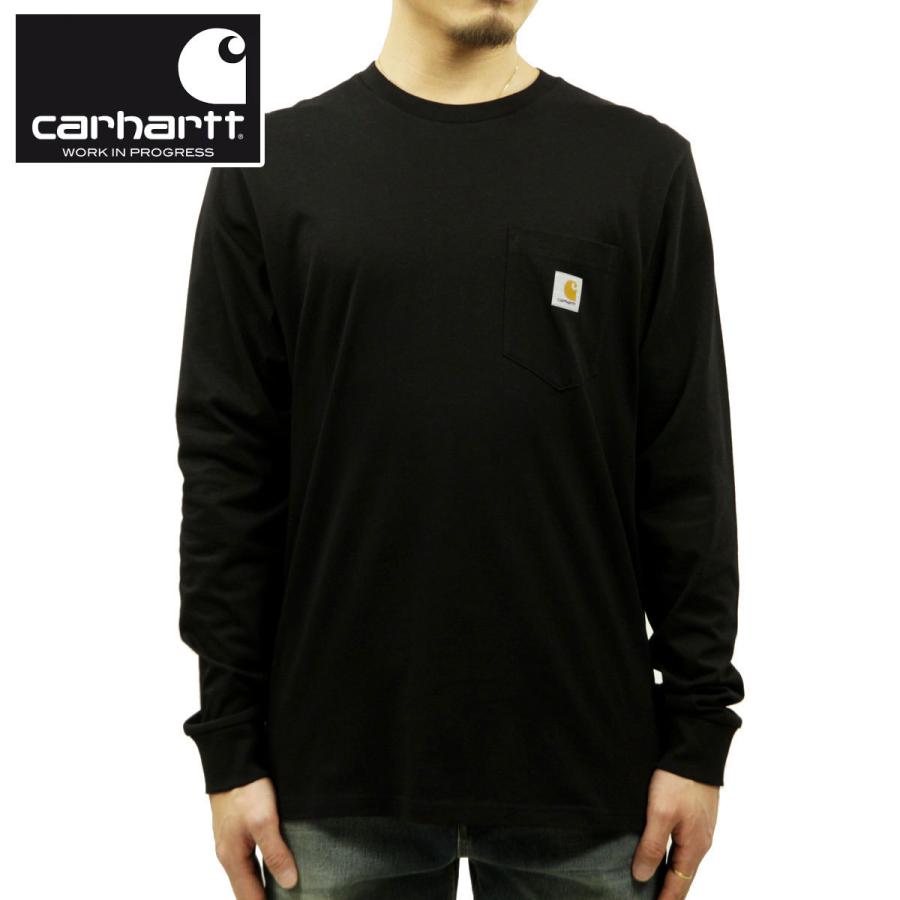 10%OFFクーポンセール 【利用期間 4/22 0:00〜4/23 23:59】 カーハート ロンT メンズ 正規品 CARHARTT WIP 長袖Tシャツ ポケT L/S POCKET T-SHIRT BLACK I0 | Carhartt