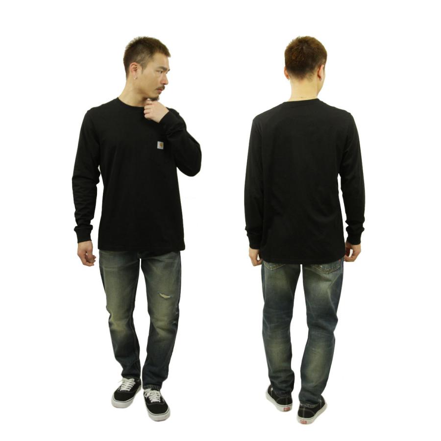 10%OFFクーポンセール 【利用期間 4/22 0:00〜4/23 23:59】 カーハート ロンT メンズ 正規品 CARHARTT WIP 長袖Tシャツ ポケT L/S POCKET T-SHIRT BLACK I0 | Carhartt | 10