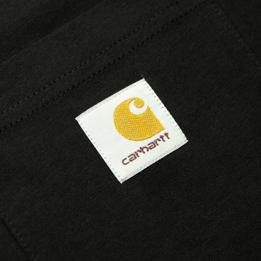 10%OFFクーポンセール 【利用期間 4/22 0:00〜4/23 23:59】 カーハート ロンT メンズ 正規品 CARHARTT WIP 長袖Tシャツ ポケT L/S POCKET T-SHIRT BLACK I0 | Carhartt | 07