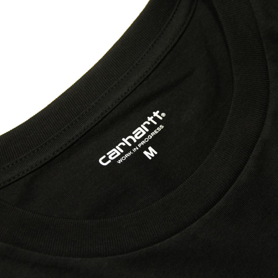 10%OFFクーポンセール 【利用期間 4/22 0:00〜4/23 23:59】 カーハート ロンT メンズ 正規品 CARHARTT WIP 長袖Tシャツ ポケT L/S POCKET T-SHIRT BLACK I0 | Carhartt | 09