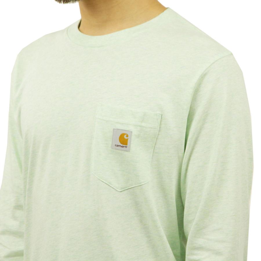 カーハート ロンT メンズ 正規品 CARHARTT WIP 長袖Tシャツ ポケットTシャツ ポケT クルーネック L/S POCKET T-SHIRT PALE SPEARMINT HEATHER I022094 0TVX | Carhartt | 06