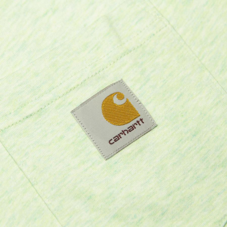 カーハート ロンT メンズ 正規品 CARHARTT WIP 長袖Tシャツ ポケットTシャツ ポケT クルーネック L/S POCKET T-SHIRT PALE SPEARMINT HEATHER I022094 0TVX | Carhartt | 08