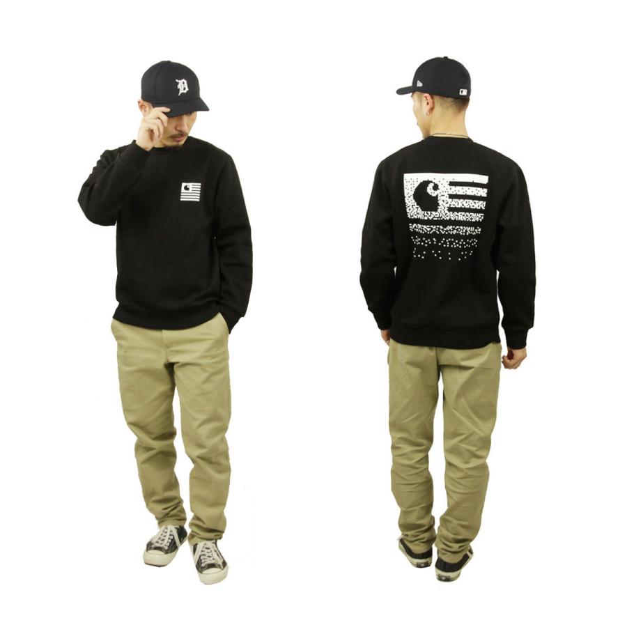 carhartt スウェット トレーナー バックプリント 古着 黒 Mサイズ Carhartt カーハート スウェット メンズ 正規品 CARHARTT WIP