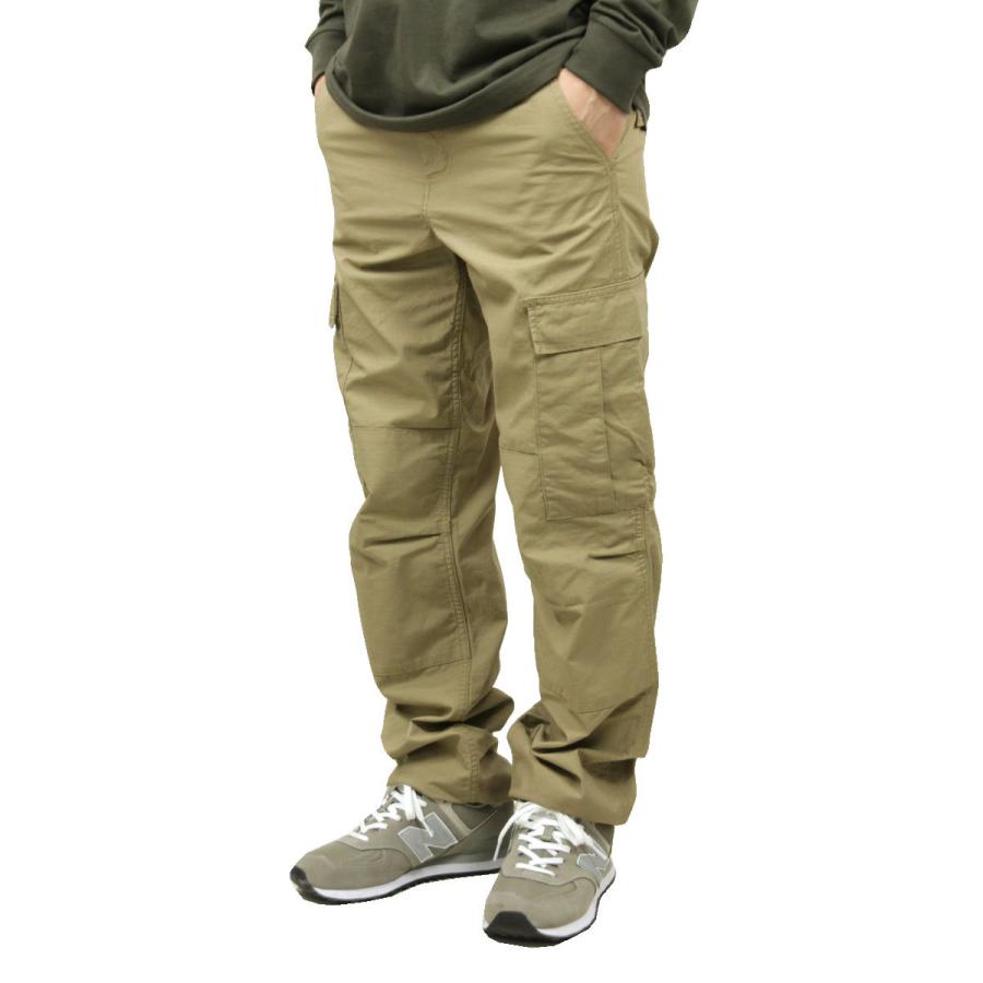 【ボーナスストア 誰でも+5% 5/1 0:00〜5/1 23:59】 カーハート ボトムス メンズ 正規品 CARHARTT WIP カーゴパンツ REGULAR CARGO PANT RINSED LEATHER I0｜mixon｜02