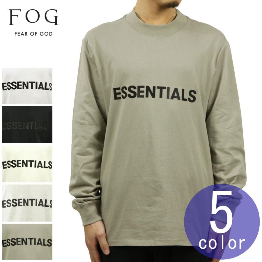 フィアオブゴッド fog essentials Tシャツ メンズ 正規品 FEAR OF GOD エッセンシャルズ 長袖Tシャツ ロゴ クルーネック FOG ESSENTIALS LONG SLEEVE T-SHI | FEAR OF GOD