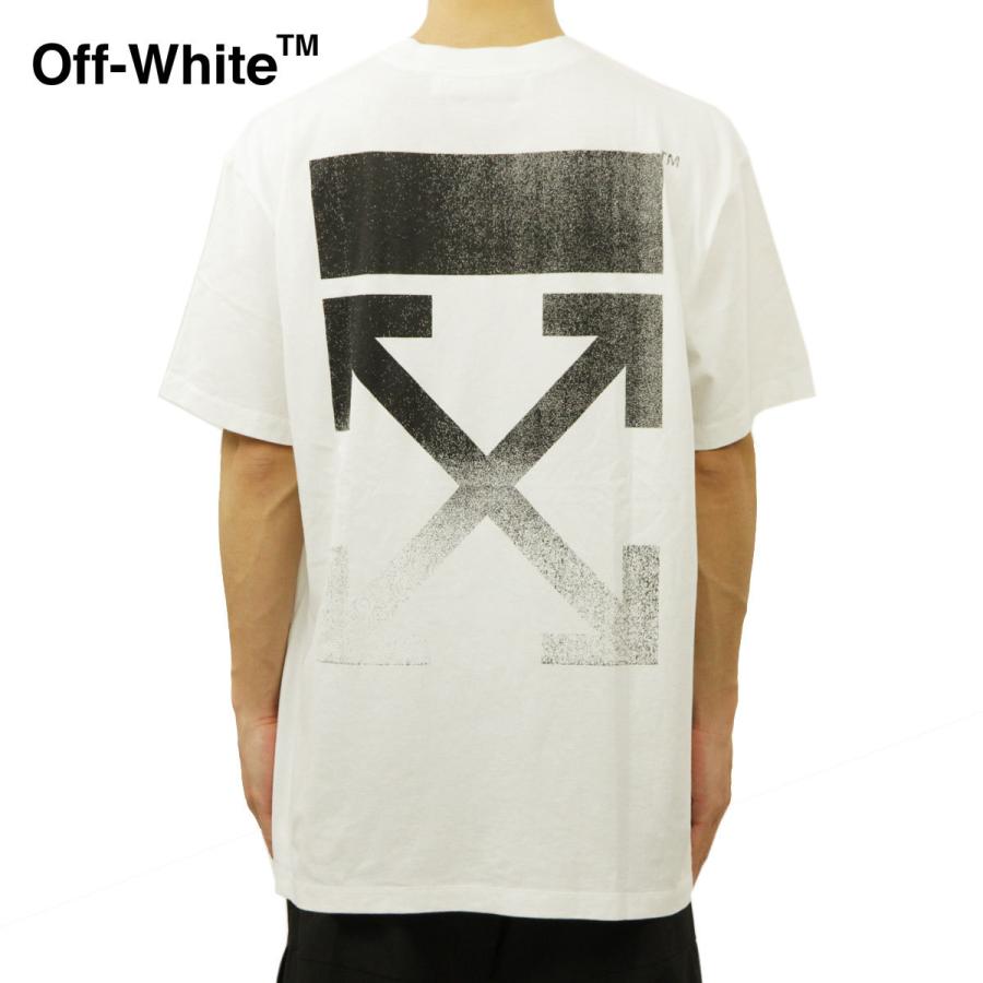 オフホワイト Tシャツ メンズ 正規品 OFF-WHITE 半袖Tシャツ バック 