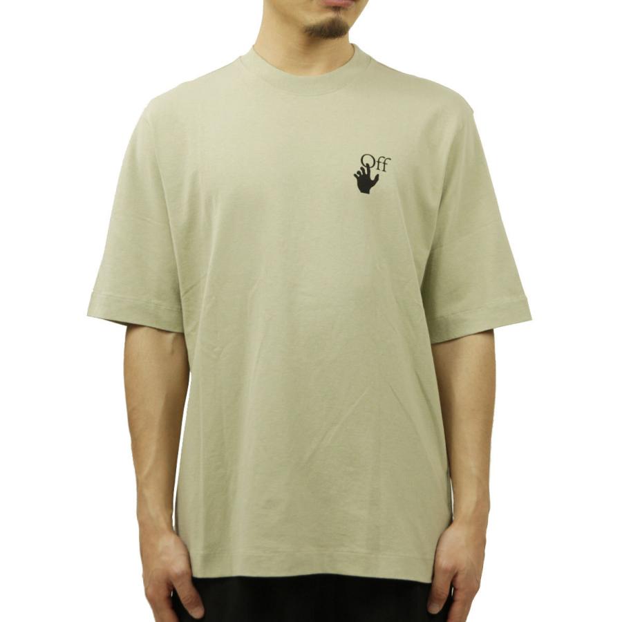 オフホワイト Tシャツ メンズ 正規品 OFF-WHITE 半袖Tシャツ バック  