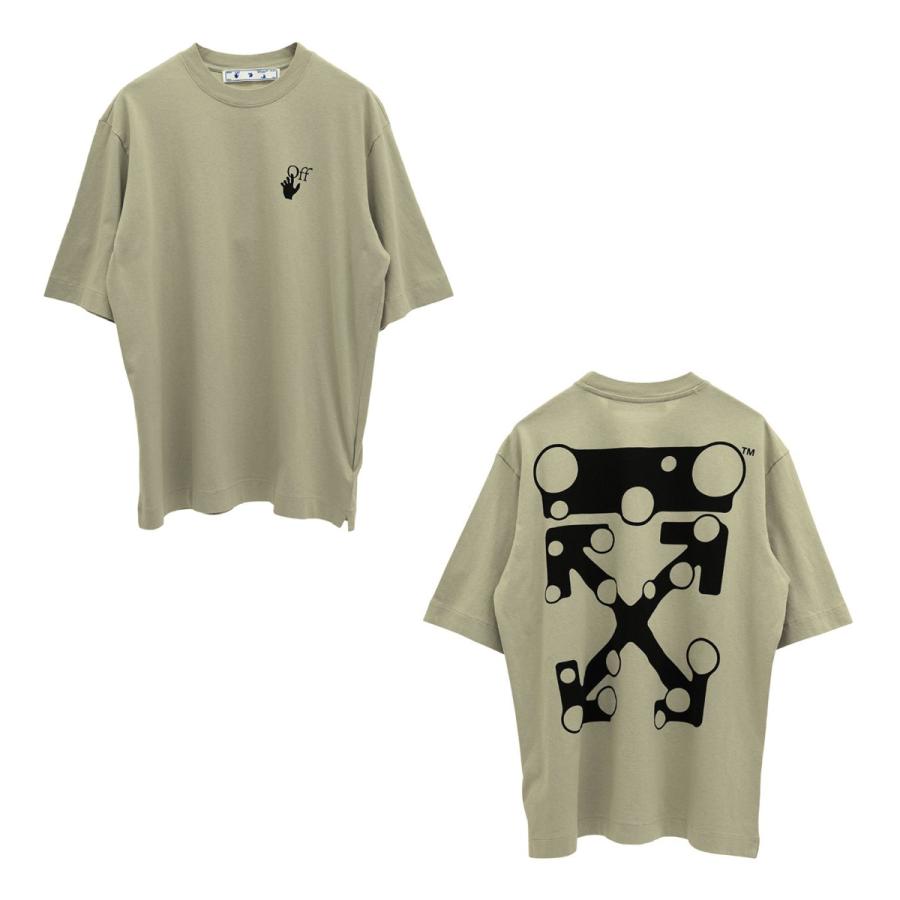 オフホワイト Tシャツ メンズ 正規品 OFF-WHITE 半袖Tシャツ バック  