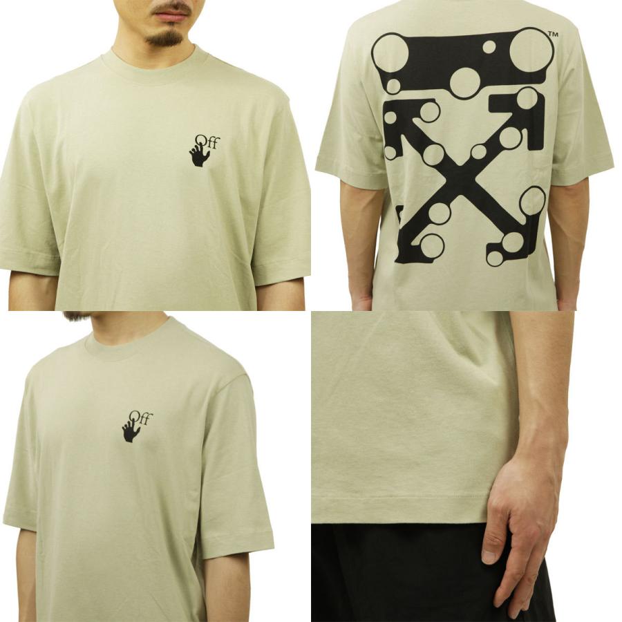 オフホワイト Tシャツ メンズ 正規品 OFF-WHITE 半袖Tシャツ バックプリント BUBBLE ARROW S/S SKATE TEE ABBEY STON 父の日 プレゼント ラッピング｜mixon｜06