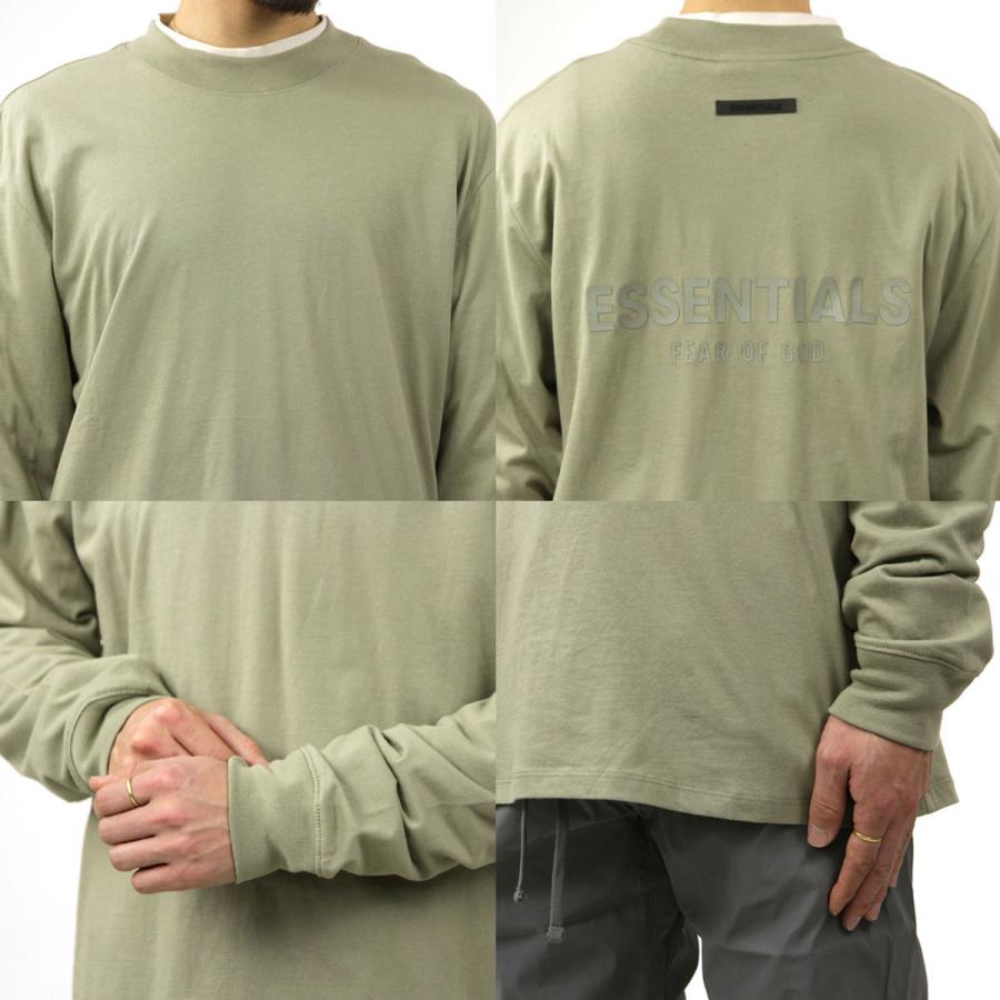 フィアオブゴッド ロンT メンズ 正規品 FEAR OF GOD エッセンシャルズ 長袖Tシャツ ロゴT バックプリント クルー クリスマス プレゼント ラッピング FEAR OF GOD（フィアオブゴッド） ロンT メンズ 正規品 エッセンシャル
