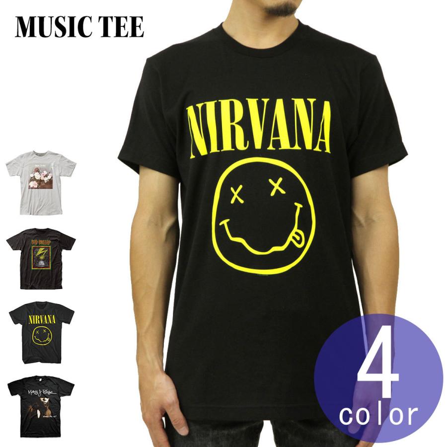ミュージックティ バンドTシャツ メンズ 正規品 MUSIC TEE ロックT