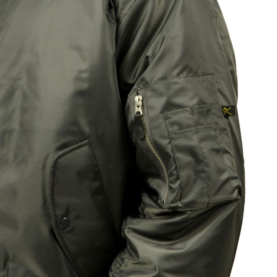 ロスコ MA-1 メンズ 正規品 ROTHCO フライトジャケット アウター ROTHCO MA-1 FLIGHT JACKET GUNMETAL GREY 7350｜mixon｜07