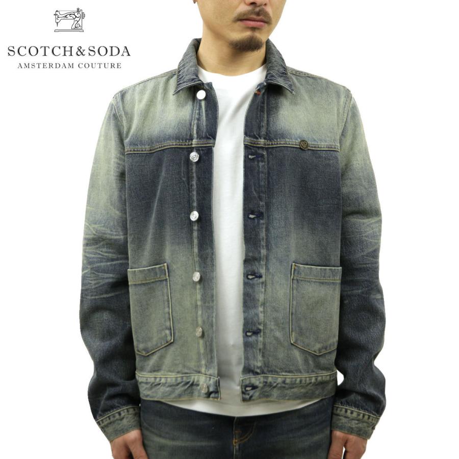 スコッチアンドソーダ アウター メンズ 正規販売店 SCOTCH＆SODA デニムジャケット DENIM TRUCKER OLD TIMER ORGANIC COTTON JACKET P 166518 4561 51817 76