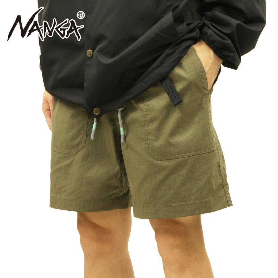 ナンガ ボトムス メンズ 正規販売店 NANGA ショートパンツ ナイロンショートパンツ HINOC RIPSTOP FIELD SHORTS NW2421-1I208-A ARMY GREEN | NANGA