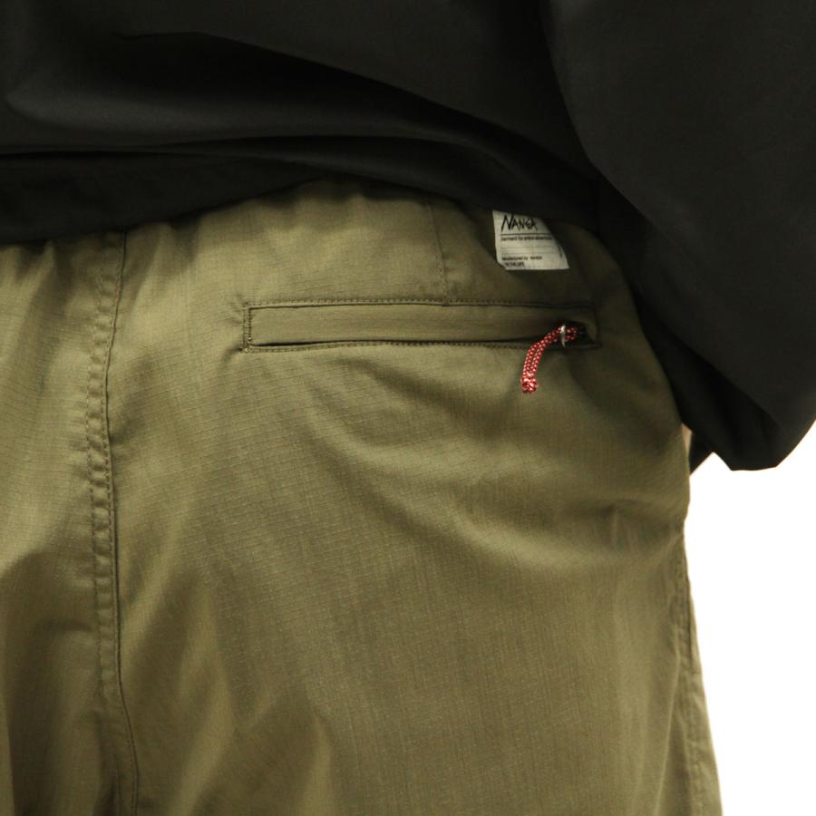 ナンガ ボトムス メンズ 正規販売店 NANGA ショートパンツ ナイロンショートパンツ HINOC RIPSTOP FIELD SHORTS NW2421-1I208-A ARMY GREEN | NANGA | 06