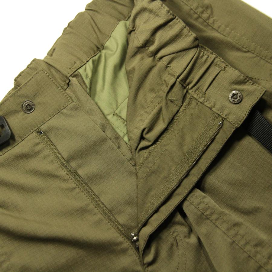 ナンガ ボトムス メンズ 正規販売店 NANGA ショートパンツ ナイロンショートパンツ HINOC RIPSTOP FIELD SHORTS NW2421-1I208-A ARMY GREEN | NANGA | 09
