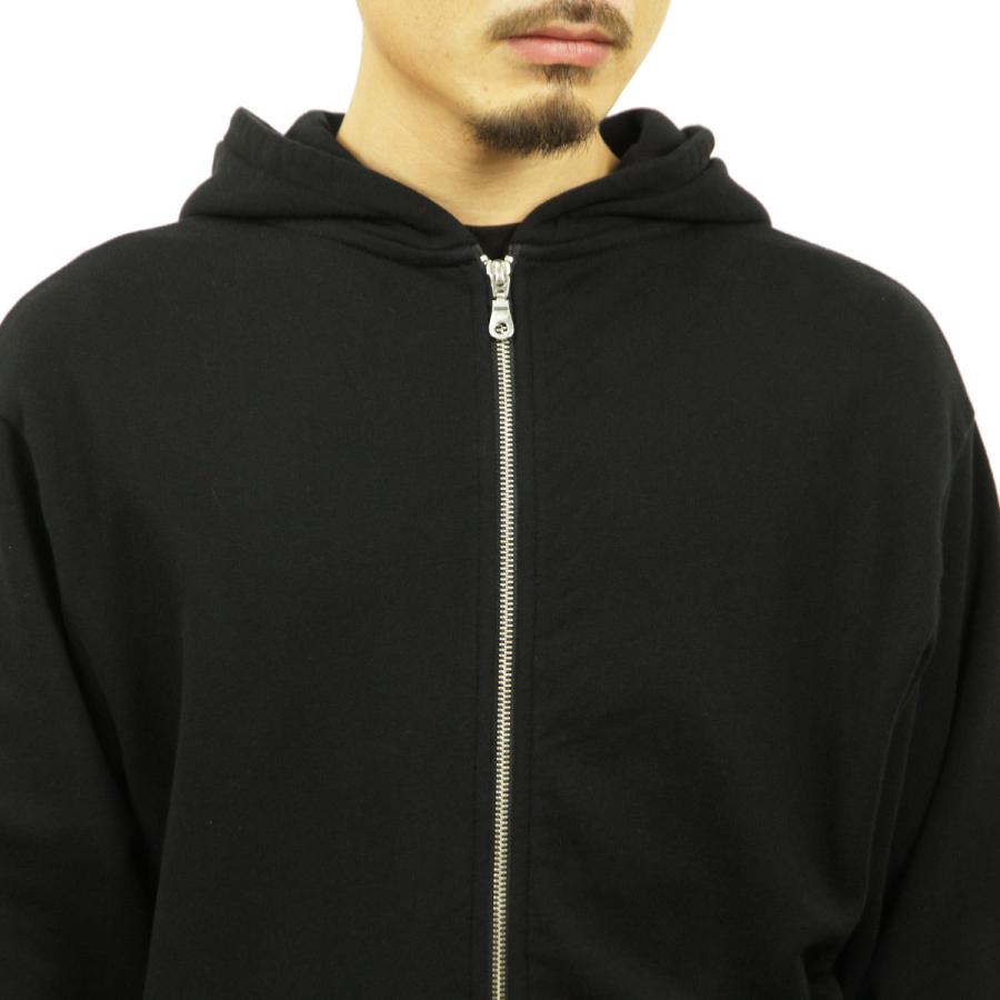 ゼンローブ パーカー メンズ 正規販売店 ZANEROBE ジップアップパーカー ORGO HOOD ZIP SWEAT BLACK 411-NR | ZANEROBE | 04