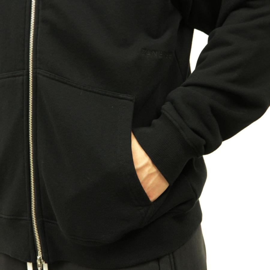ゼンローブ パーカー メンズ 正規販売店 ZANEROBE ジップアップパーカー ORGO HOOD ZIP SWEAT BLACK 411-NR | ZANEROBE | 05