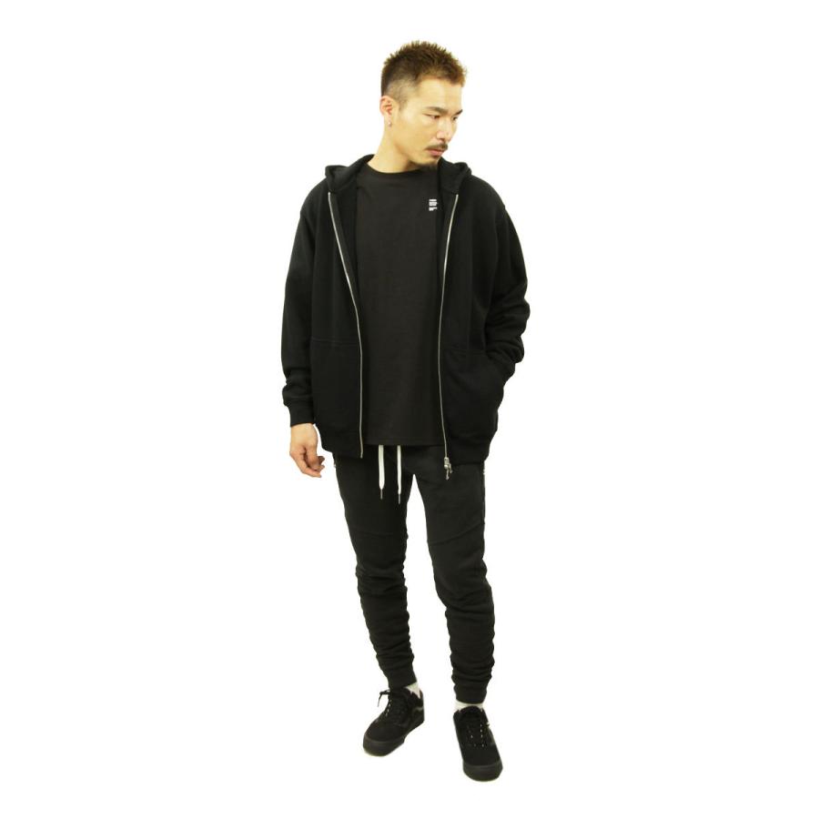 ゼンローブ パーカー メンズ 正規販売店 ZANEROBE ジップアップパーカー ORGO HOOD ZIP SWEAT BLACK 411-NR | ZANEROBE | 09