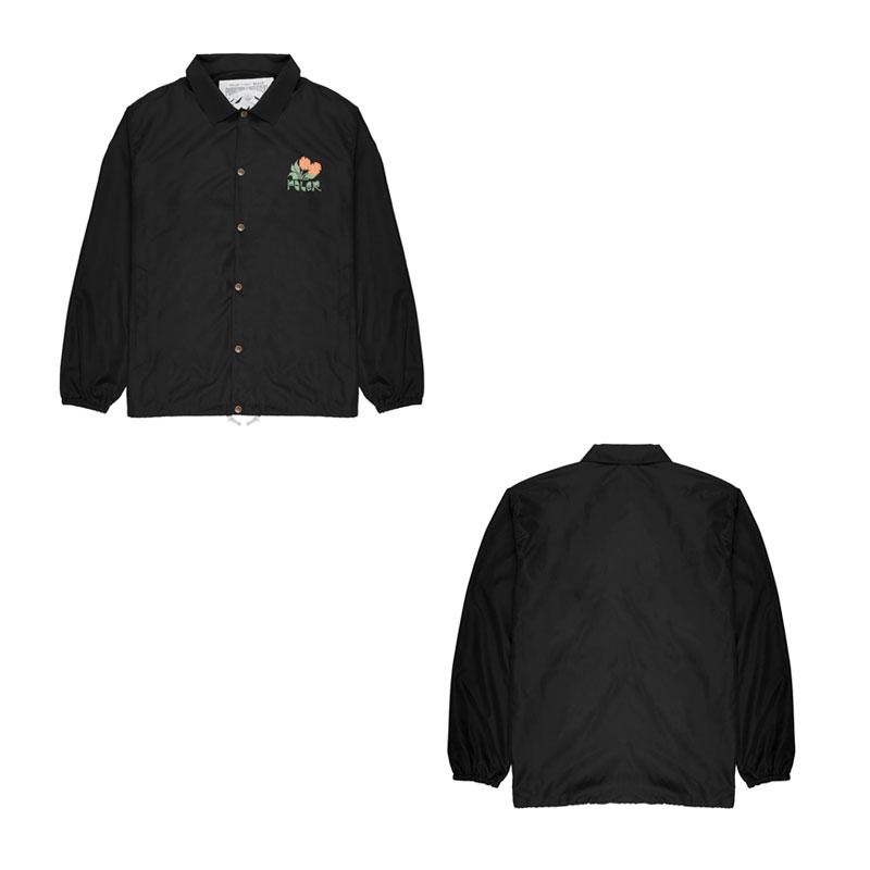 ポーラー ジャケット メンズ 正規販売店 POLER コーチジャケット SPROUTS COACHES JACKET 221APM6201 BLACK | POLeR | 04