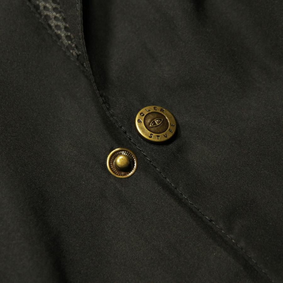ポーラー ジャケット メンズ 正規販売店 POLER コーチジャケット SPROUTS COACHES JACKET 221APM6201 BLACK | POLeR | 07