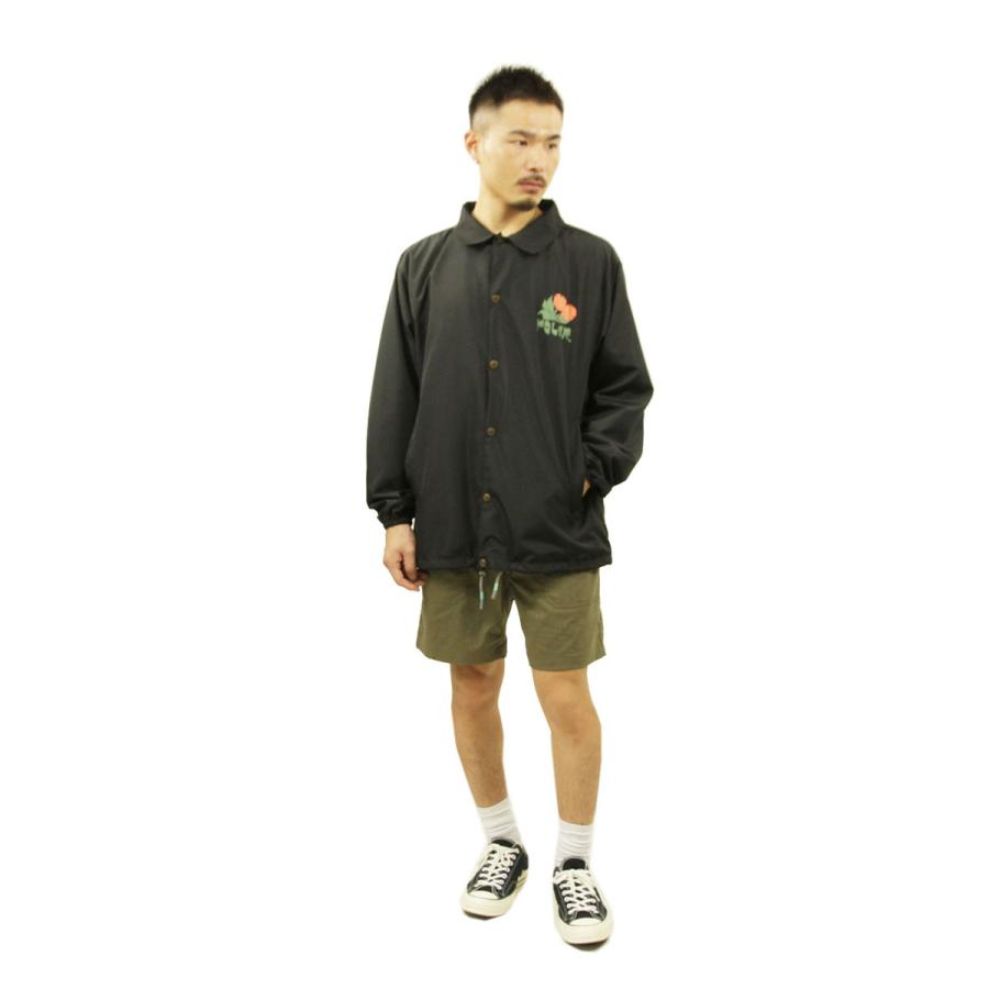 ポーラー ジャケット メンズ 正規販売店 POLER コーチジャケット SPROUTS COACHES JACKET 221APM6201 BLACK | POLeR | 09