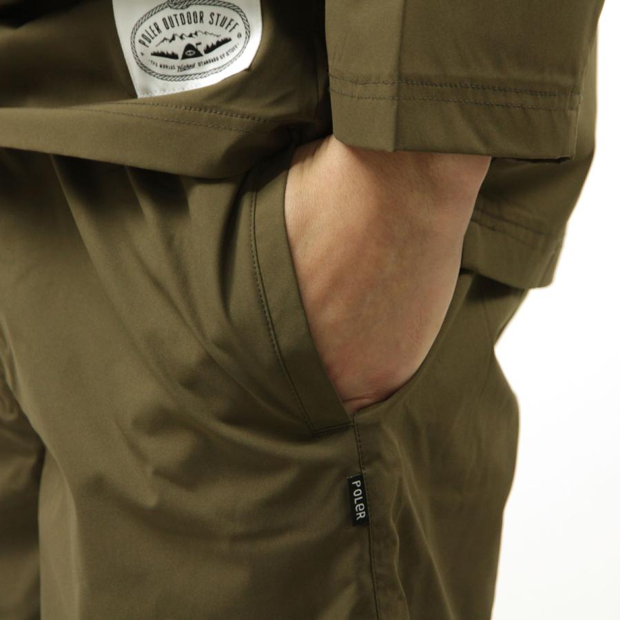 【ボーナスストア 誰でも+5% 1/18 0:00〜1/19 23:59】 ポーラー メンズ ショートパンツ 正規販売店 POLER ドライ ハーフパンツ RELOP 2 DRY SHORTS DC 241M | POLeR | 05