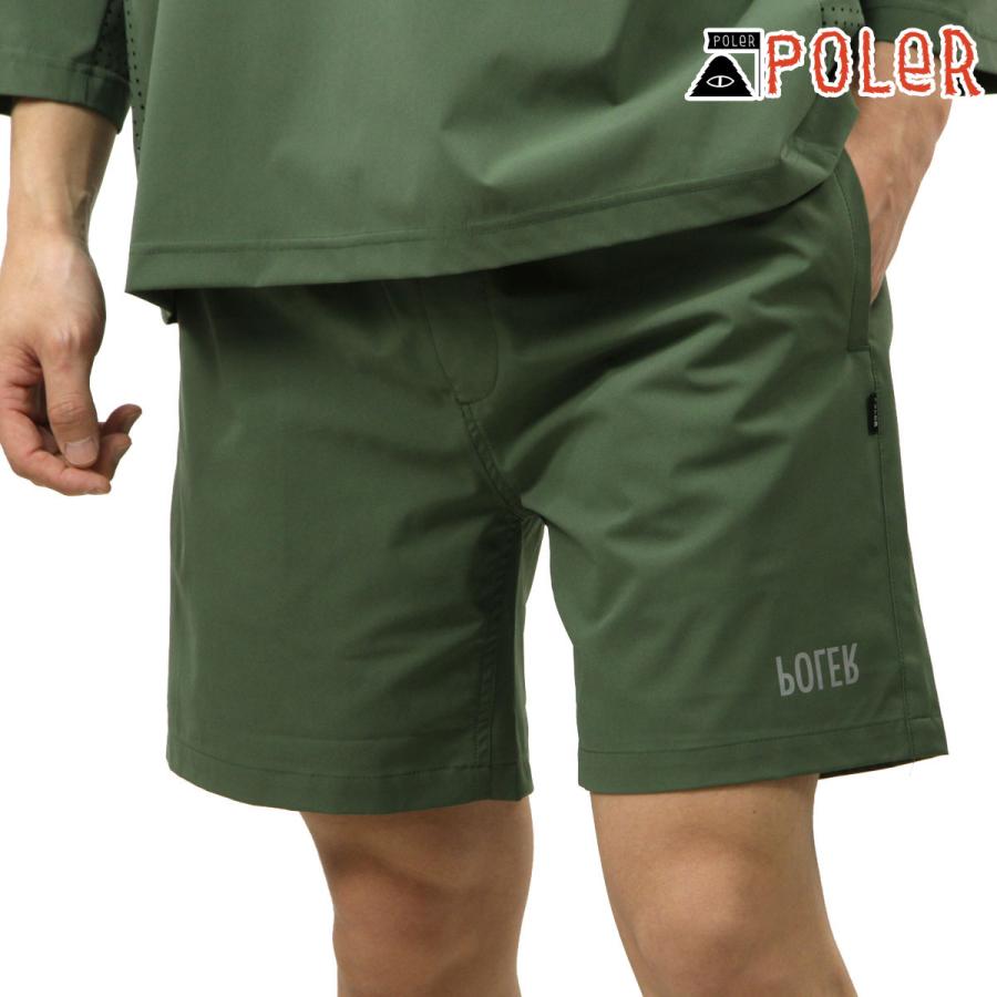 ポーラー メンズ ショートパンツ 正規販売店 POLER ナイロンショートパンツ RELOP 2 DRY SHORTS DC 5221C015 OLIVE | POLeR