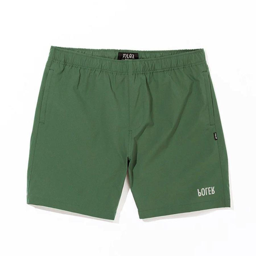 ポーラー メンズ ショートパンツ 正規販売店 POLER ナイロンショートパンツ RELOP 2 DRY SHORTS DC 5221C015 OLIVE | POLeR | 04