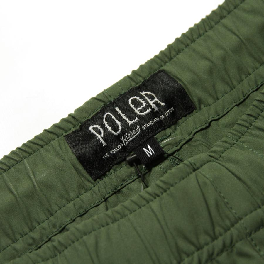 ポーラー メンズ ショートパンツ 正規販売店 POLER ナイロンショートパンツ RELOP 2 DRY SHORTS DC 5221C015 OLIVE | POLeR | 09