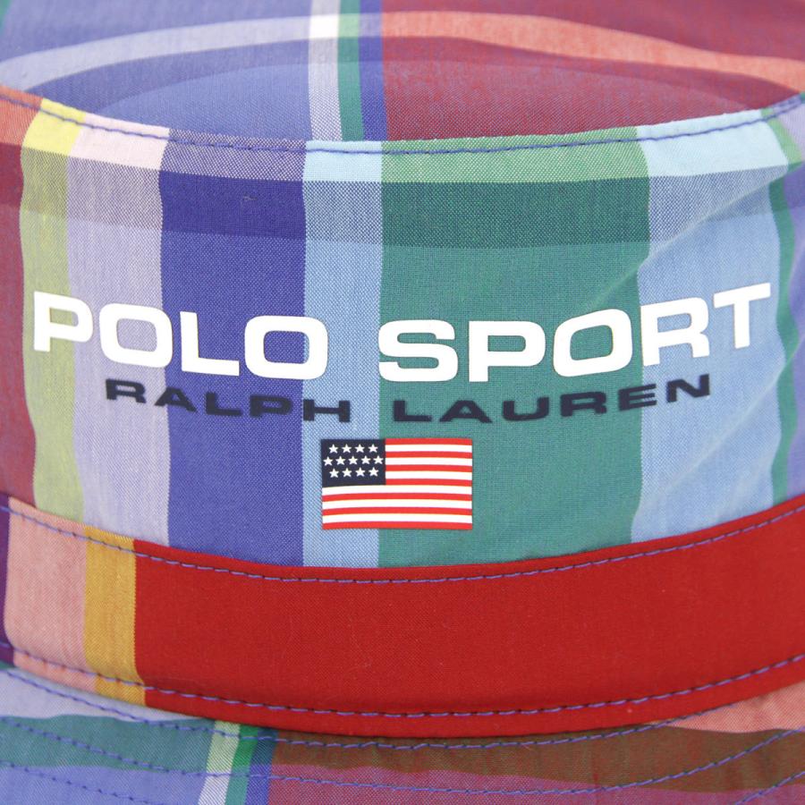 ポロ ラルフローレン 帽子 メンズ レディース 正規品 POLO RALPH LAUREN バケットハット バケハ チェック柄 POLO SPORT BUCKET HAT H221SP35 710858345001｜mixon｜05