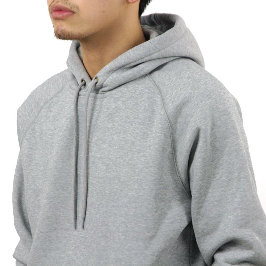 カーハート メンズ パーカー 正規品 CARHARTT WIP プルオーバー フーディー HOODED CHASE SWEATSHIRT PULLOVER PARKA GREY 父の日 プレゼント ラッピング_5