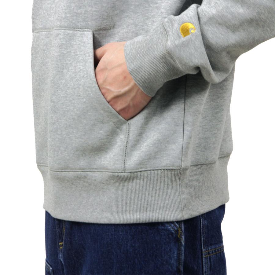 カーハート メンズ パーカー 正規品 CARHARTT WIP プルオーバー フーディー HOODED CHASE SWEATSHIRT PULLOVER PARKA GREY 父の日 プレゼント ラッピング_7