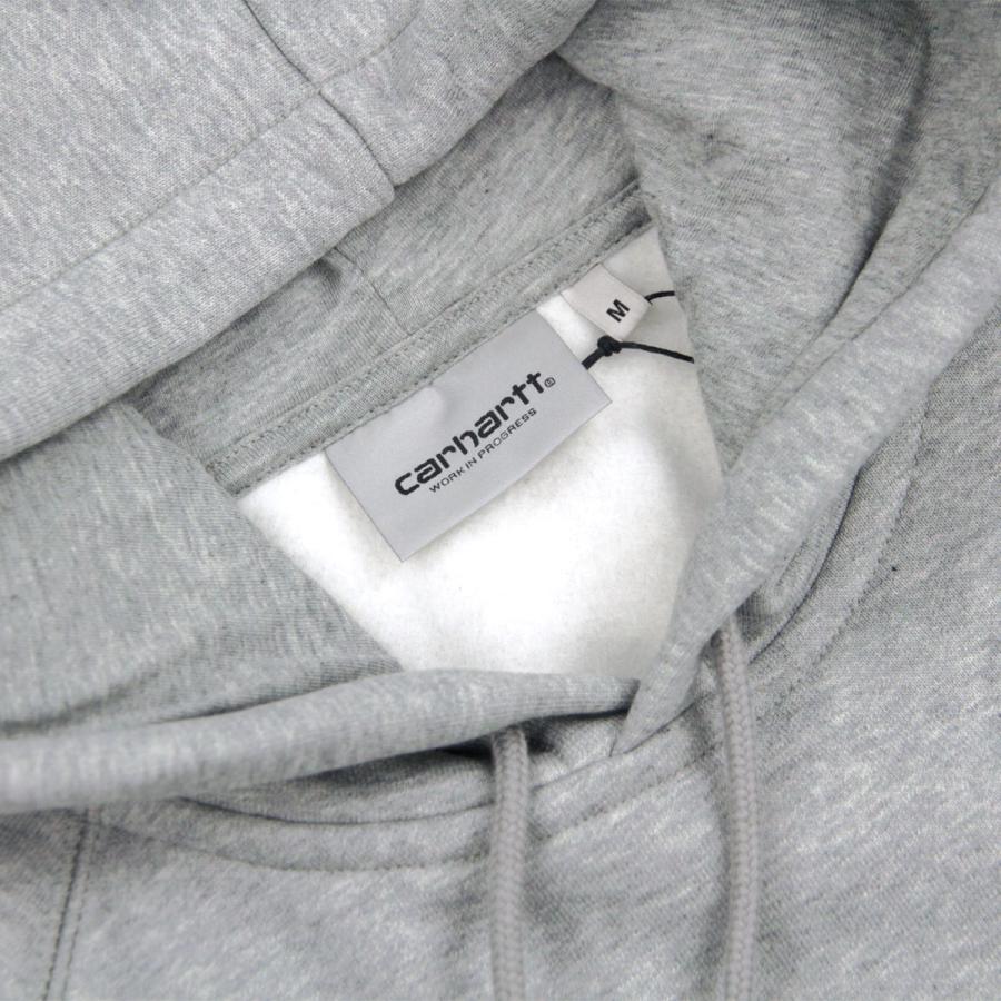 カーハート メンズ パーカー 正規品 CARHARTT WIP プルオーバー フーディー HOODED CHASE SWEATSHIRT PULLOVER PARKA GREY 父の日 プレゼント ラッピング_8