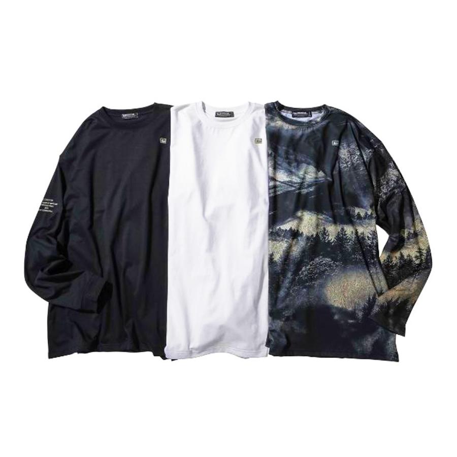 リバーサル ロンT メンズ 正規販売店 REVERSAL rvddw 長袖Tシャツ ビッグシルエット PES MVS BIG SILHOUETTE LONG SLEEVE RV22AW152A WHITE クリスマス プレゼント ラッピング reversal（リバーサル） ロンT メンズ 正規販売店 REVERSAL rvddw 長袖