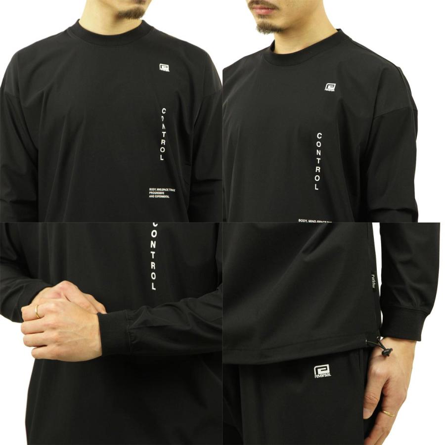 リバーサル スウェット メンズ 正規販売店 REVERSAL rvddw トレーナー 4WAY STRETCH LONG SLEEVE RV22AW153 BLAC クリスマス プレゼント ラッピング reversal（リバーサル） スウェット メンズ 正規販売店 REVERSAL rvddw