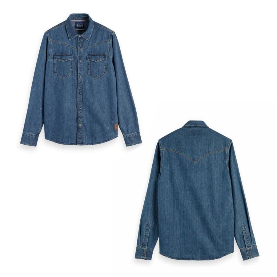 スコッチアンドソーダ デニムシャツ メンズ 正規販売店 SCOTCH&SODA 