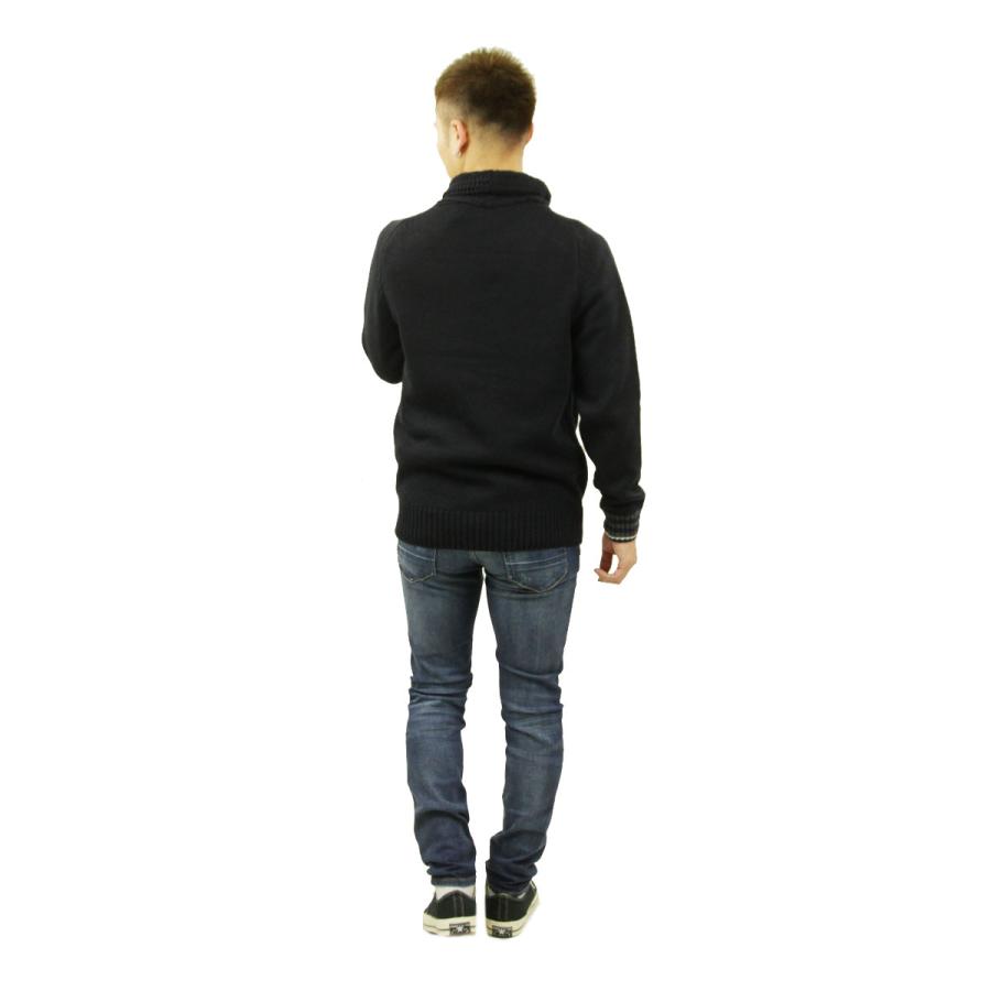 スコッチアンドソーダ セーター メンズ 正規販売店 SCOTCH&SODA ニット プルオーバーセーター WOOL-BLEND TWISTED COLLAR  父の日 プレゼント ラッピングの画像