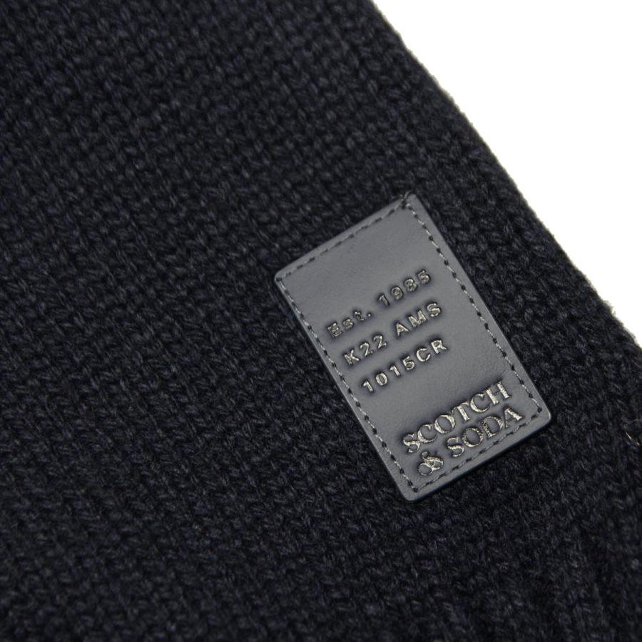 スコッチアンドソーダ セーター メンズ 正規販売店 SCOTCH&SODA ニット プルオーバーセーター WOOL-BLEND TWISTED COLLAR  父の日 プレゼント ラッピングの画像