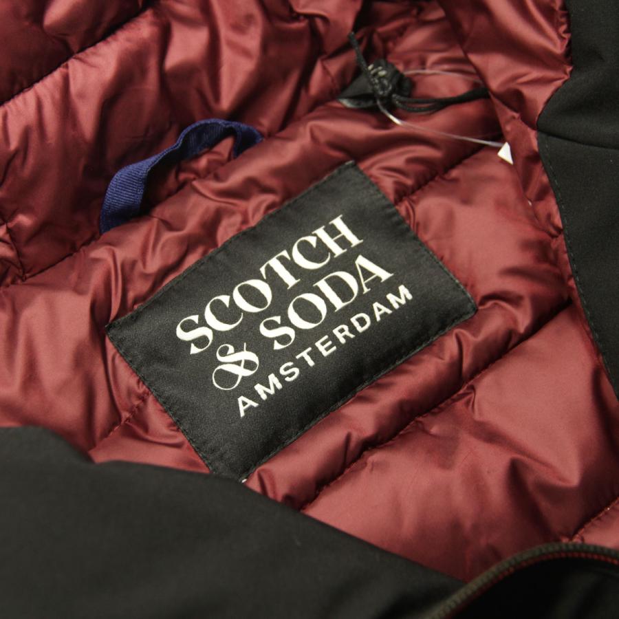 スコッチアンドソーダ ジャケット メンズ 正規販売店 SCOTCH&SODA アウター ストレッチ STRETCH HOODED JACKET BLACK 169096 0008 61802 08 | SCOTCH＆SODA | 08