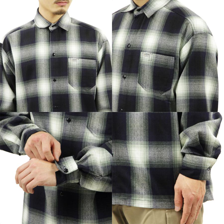 キャルトップ 長袖シャツ メンズ 正規品 CALTOP ACRYLIC OMBRE CHECK LONG SLEEVE SHIRTS 長袖 チェックシャツ ネルシャツ 2000LS NAVY / IVORY |  | 05
